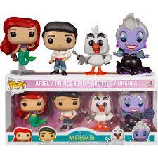 Funko Pop Vinyl - The Little Mermaid 4 Pack