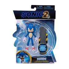 Sonic The Hedgehog 2 - 4” Sonic With Snow Rider
