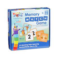 NumberBlocks Memory Match Game