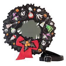 Loungefly Crossbody - Disney Nightmare Before Christmas Figural Wreath