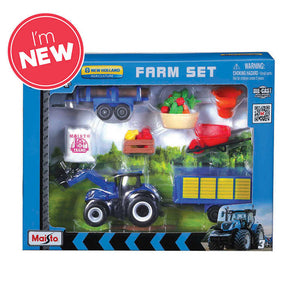 Maisto New Holland Farm Set