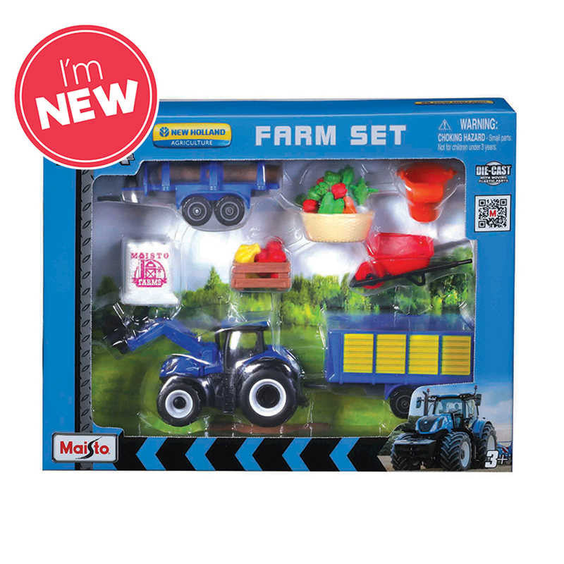 Maisto New Holland Farm Set