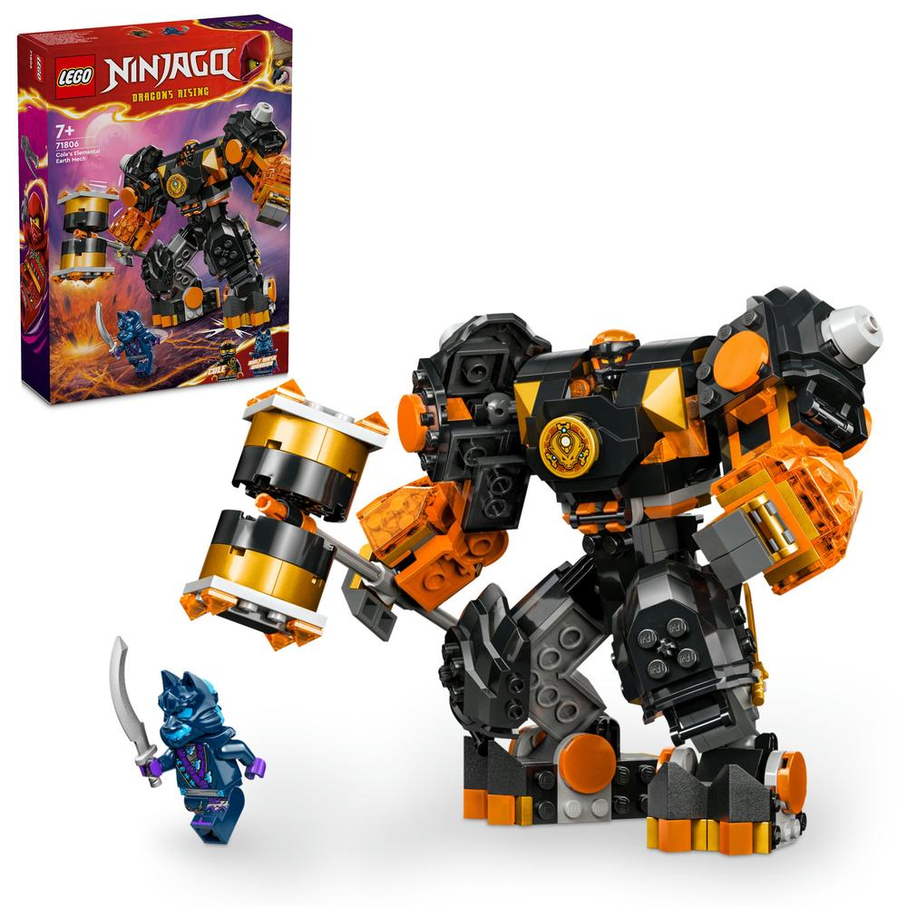 LEGO Ninjago 71806 Cole's Elemental Earth Mech