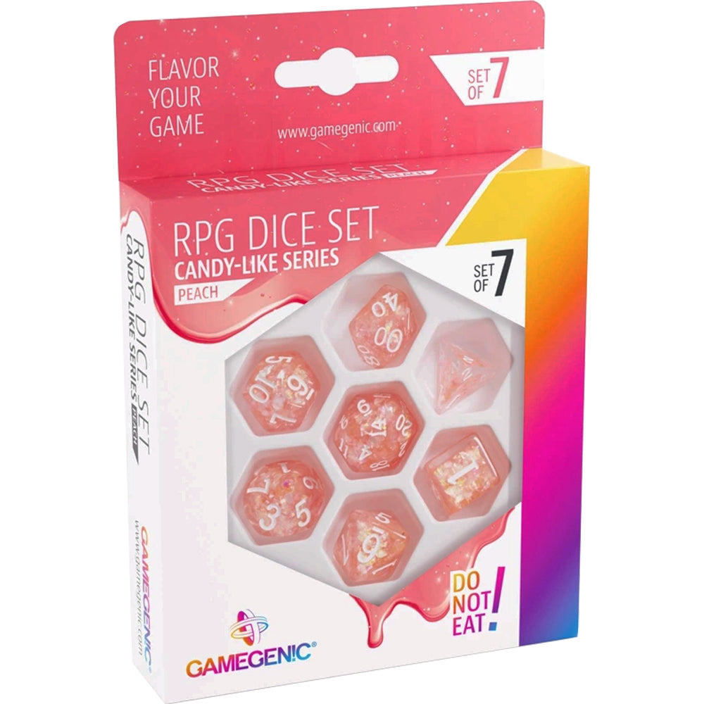 Gamegenic RPG Dice Set - Candy Like Series Peach