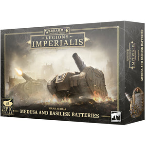 Legions Imperialis Solar Auxilia Medusa and Basilisk Batteries 03-16