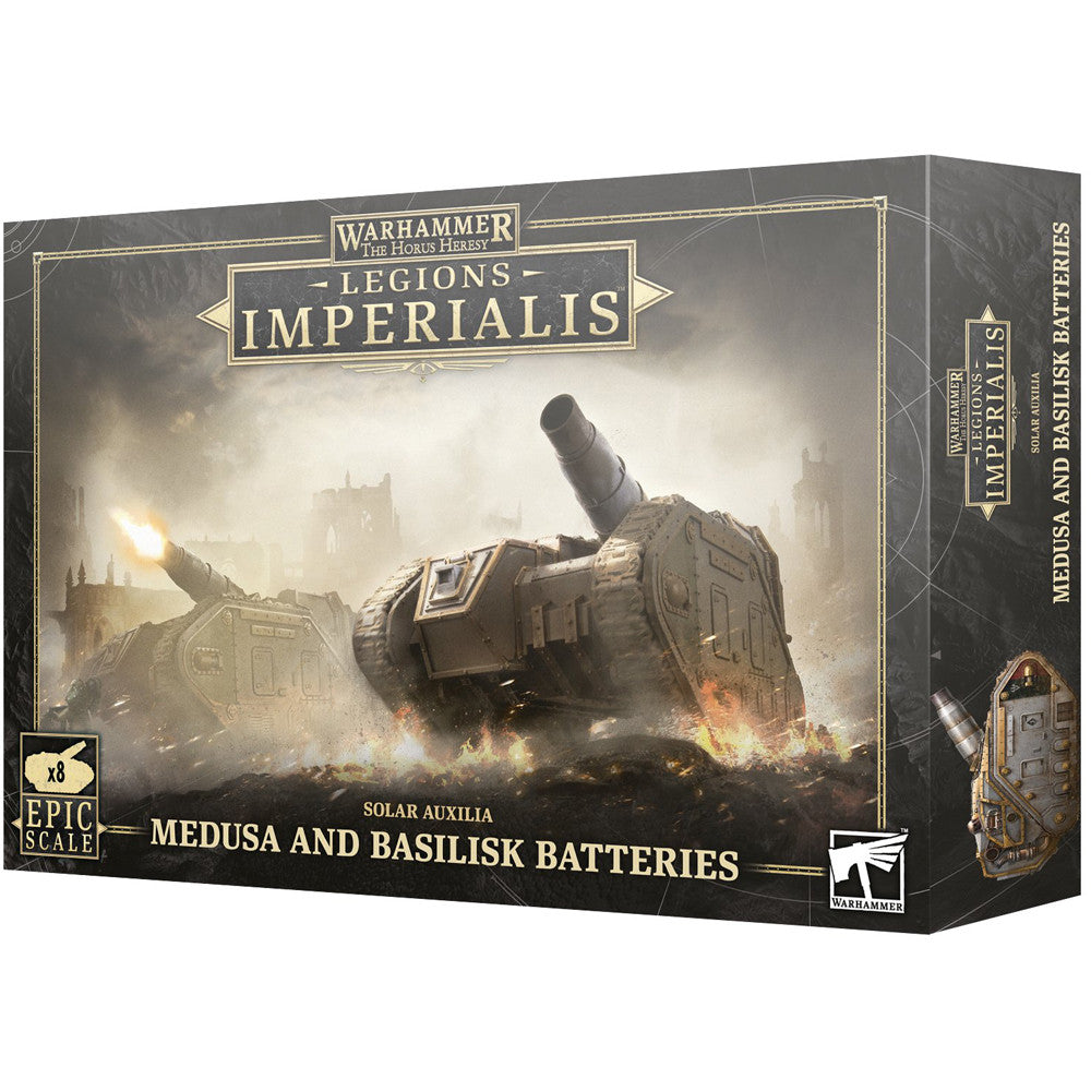 Legions Imperialis Solar Auxilia Medusa and Basilisk Batteries 03-16