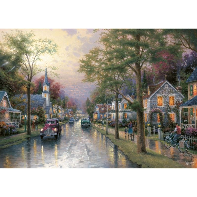 Schmidt Thomas Kinkade - Hometown Morning 1000pc