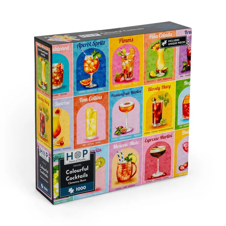 Colourful Cocktails 1000pc Puzzle
