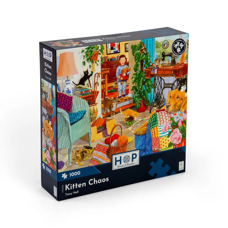 Kitten Chaos 1000pc Puzzle