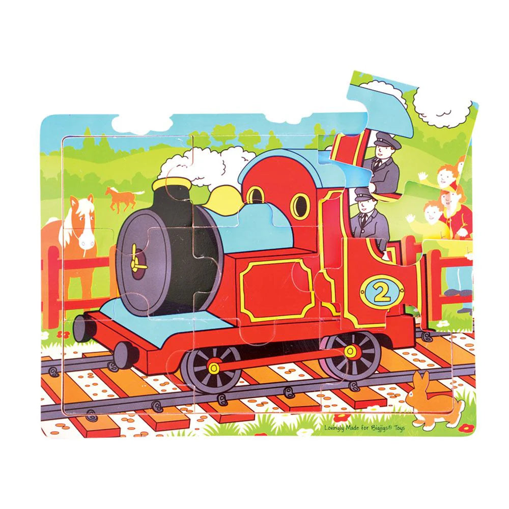 BigJigs 9pc Tray Puzzle - Train