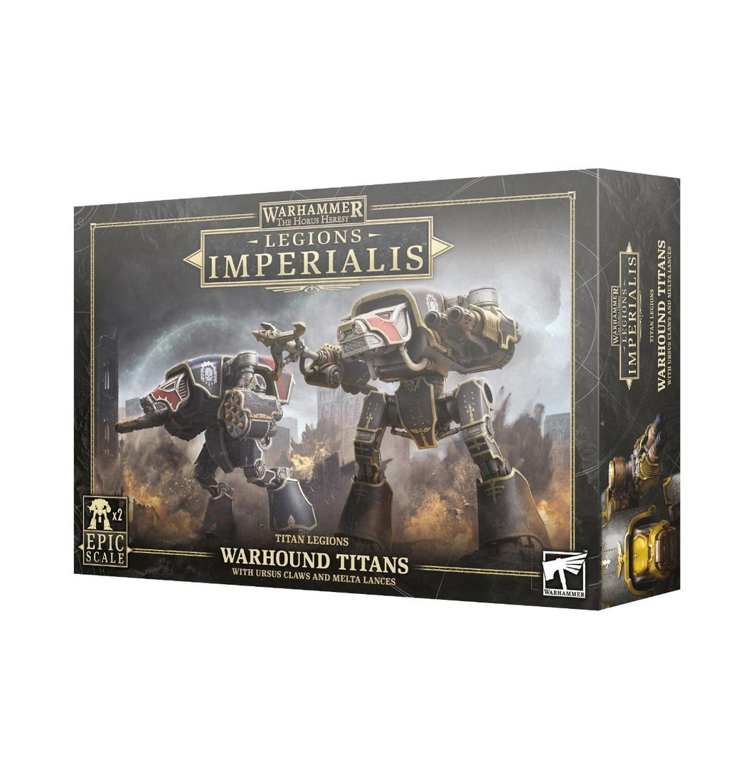 Legions Imperialis Warhound Titans with Ursus Claws and Melta Lances 03-45