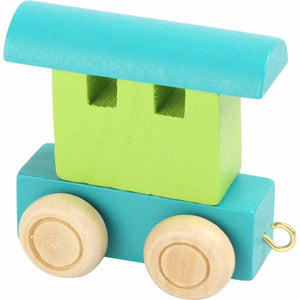 Carriage Letter Train Green & Petrol