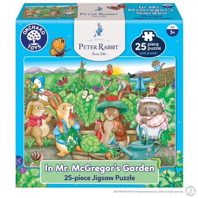 Orchard Toys Peter Rabbit In Mr. McGregor’s Garden 25pc Puzzle
