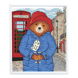 Crystal Art Framed Picture - Paddington Bear