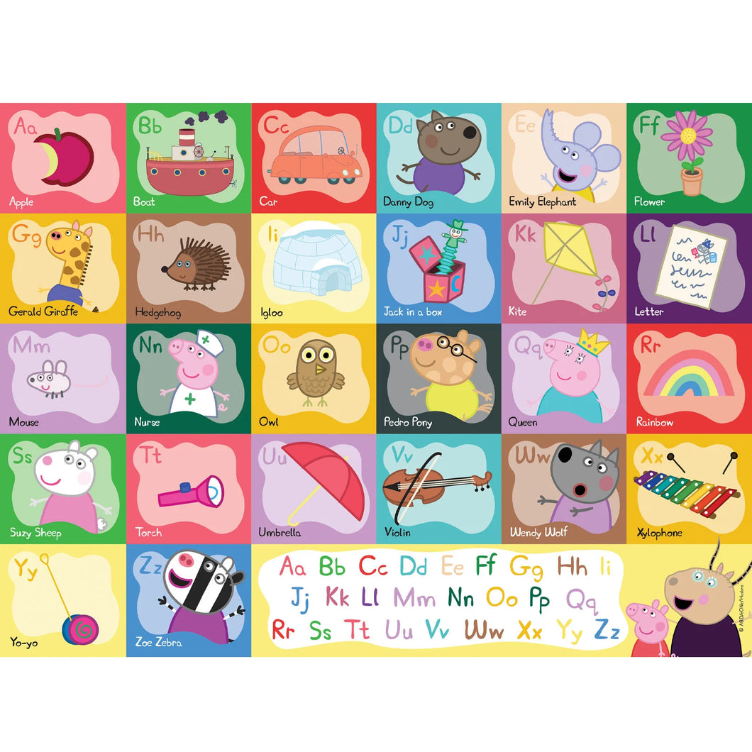 Peppa Pig 30pc Alphabet Giant Floor Puzzle