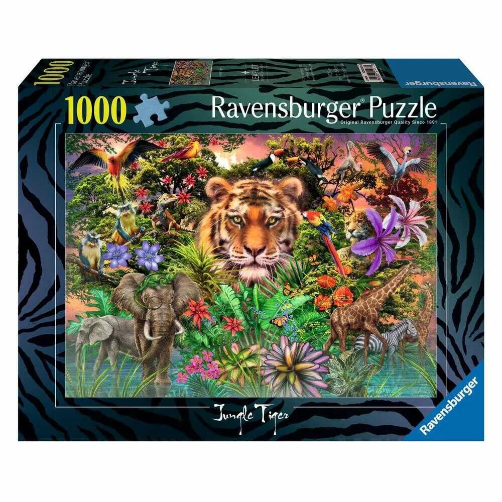 Jungle Tiger 1000pc Puzzle