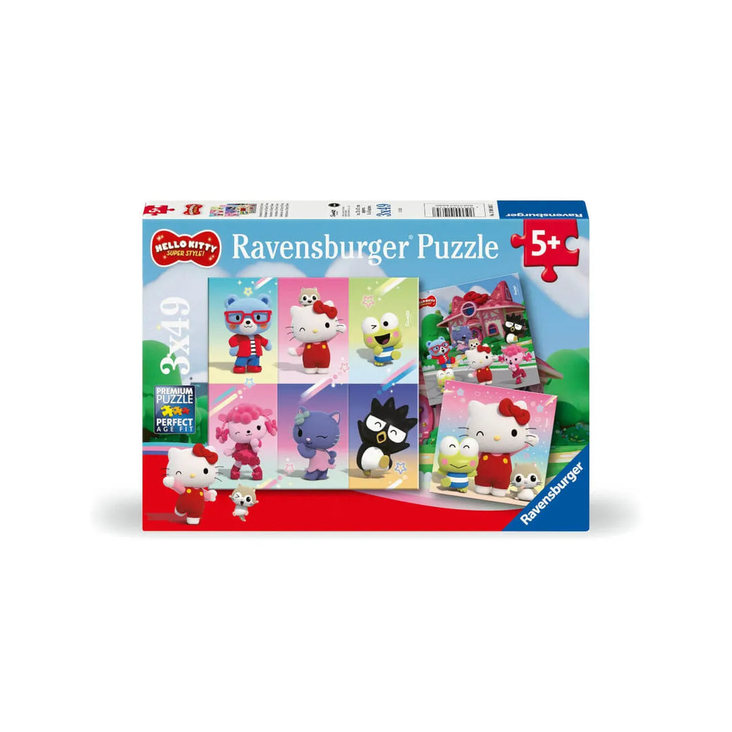 Hello Kitty 3x49pcs Puzzle