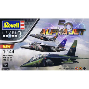 Revell 50th Anniversary Alpha Jet 3 Pack 1:144