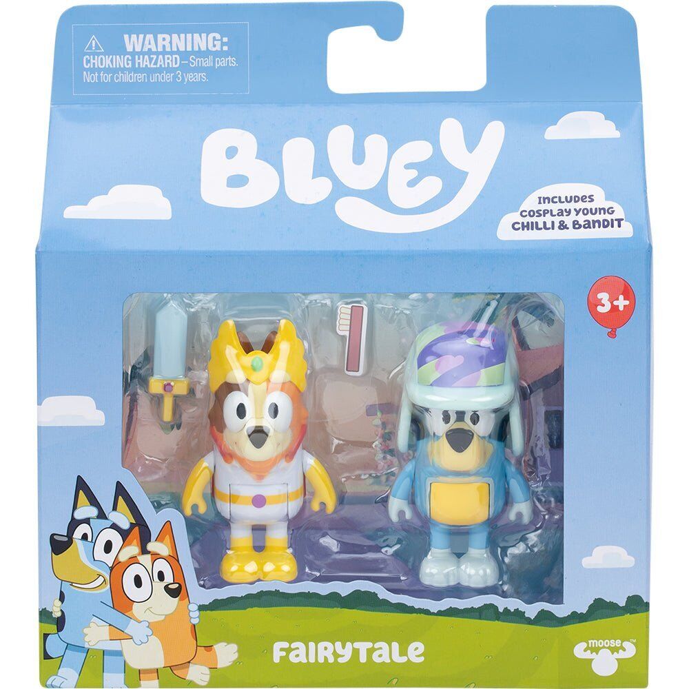 Bluey 2 Figure Pack - Chilli & Bandit