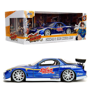 Jada Street Fighter Chun-Li & 1993 Mazda RX-7