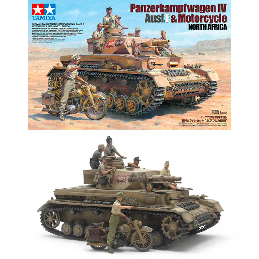 Tamiya Panzerkampfwagen IV & Motorcycle 1:35
