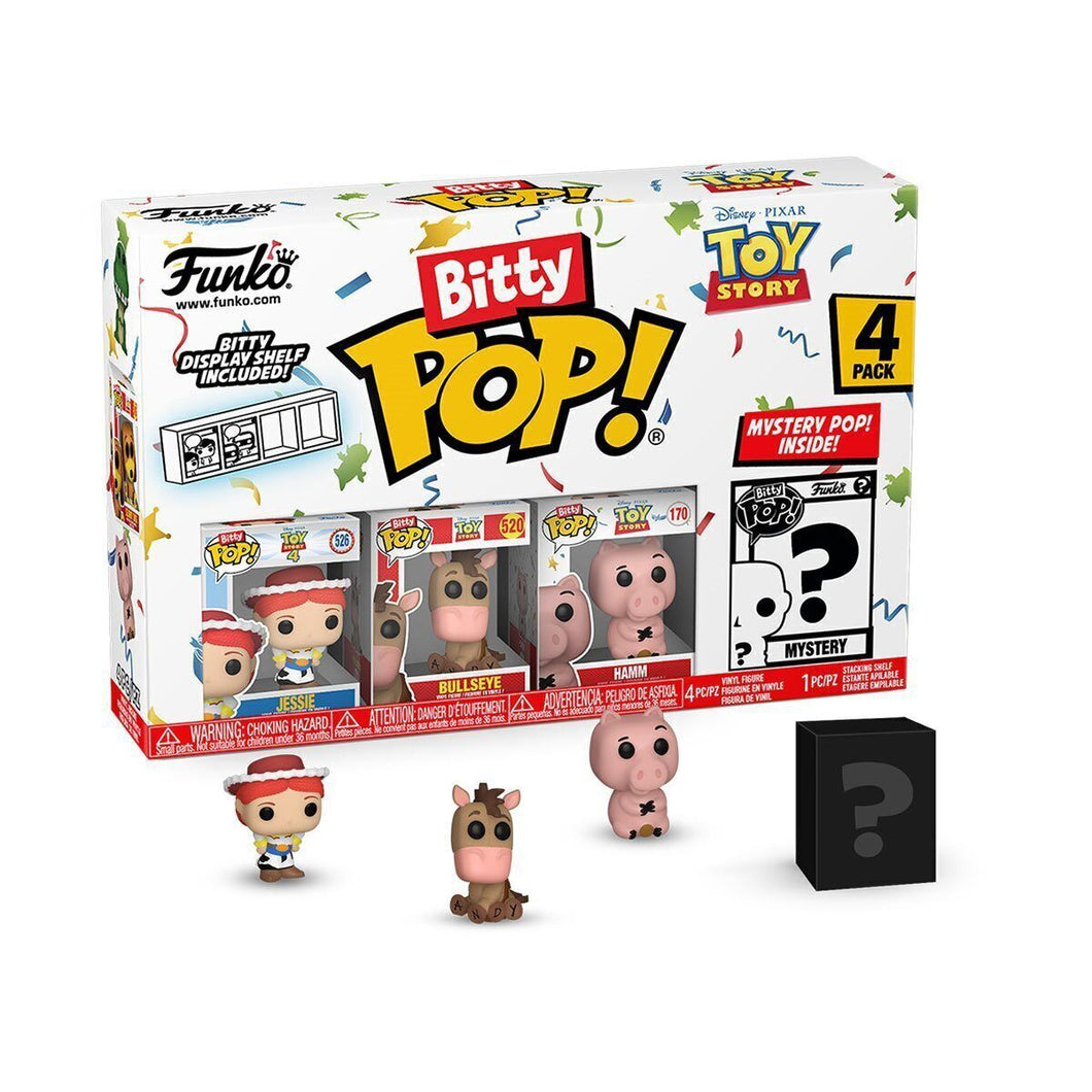 Funko Bitty Pop Toy Story Jessie, Bullseye, Hamm – Bambola Toymaster