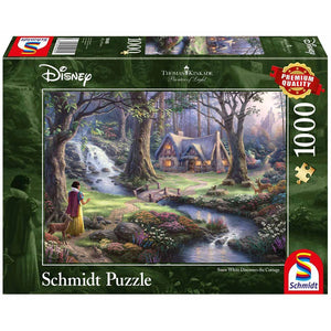 Schmidt Thomas Kinkade Snow White Discovers the Cottage 1000pc