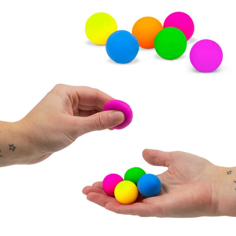Scrunchems 6 Micro Neon Sugar Squish Balls