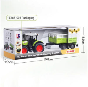 Double E RC Farm Tractor with Tipping Trailer