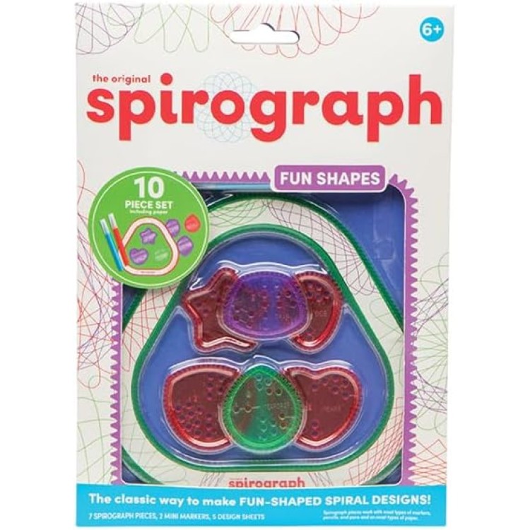 Spirograph Fun Shapes 10 Piece Set