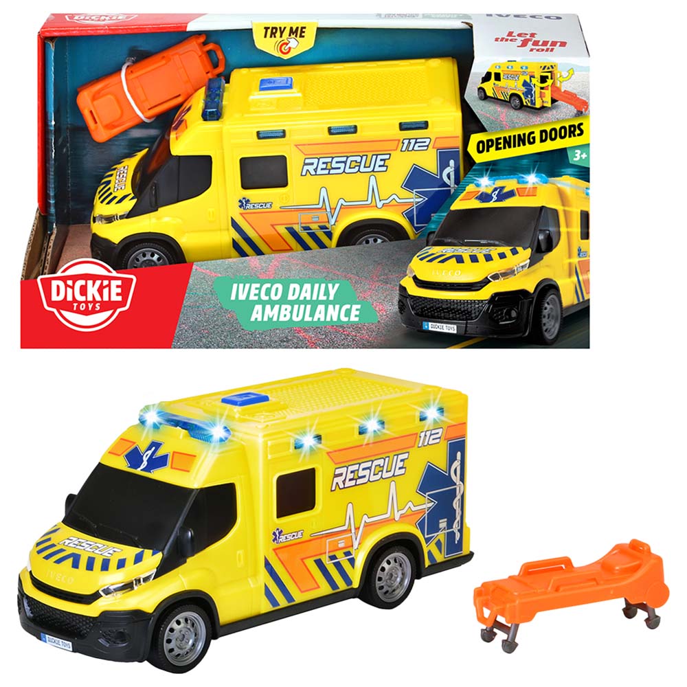 Dickie Toys Iveco Daily Ambulance Bambola Toymaster