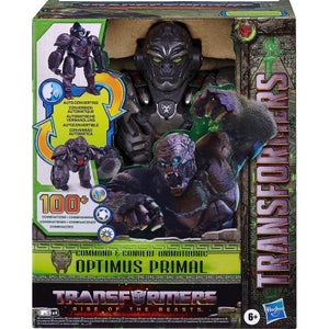 Transformers Rise Of The Beast - Command & Convert Animatronic Optimus Primal