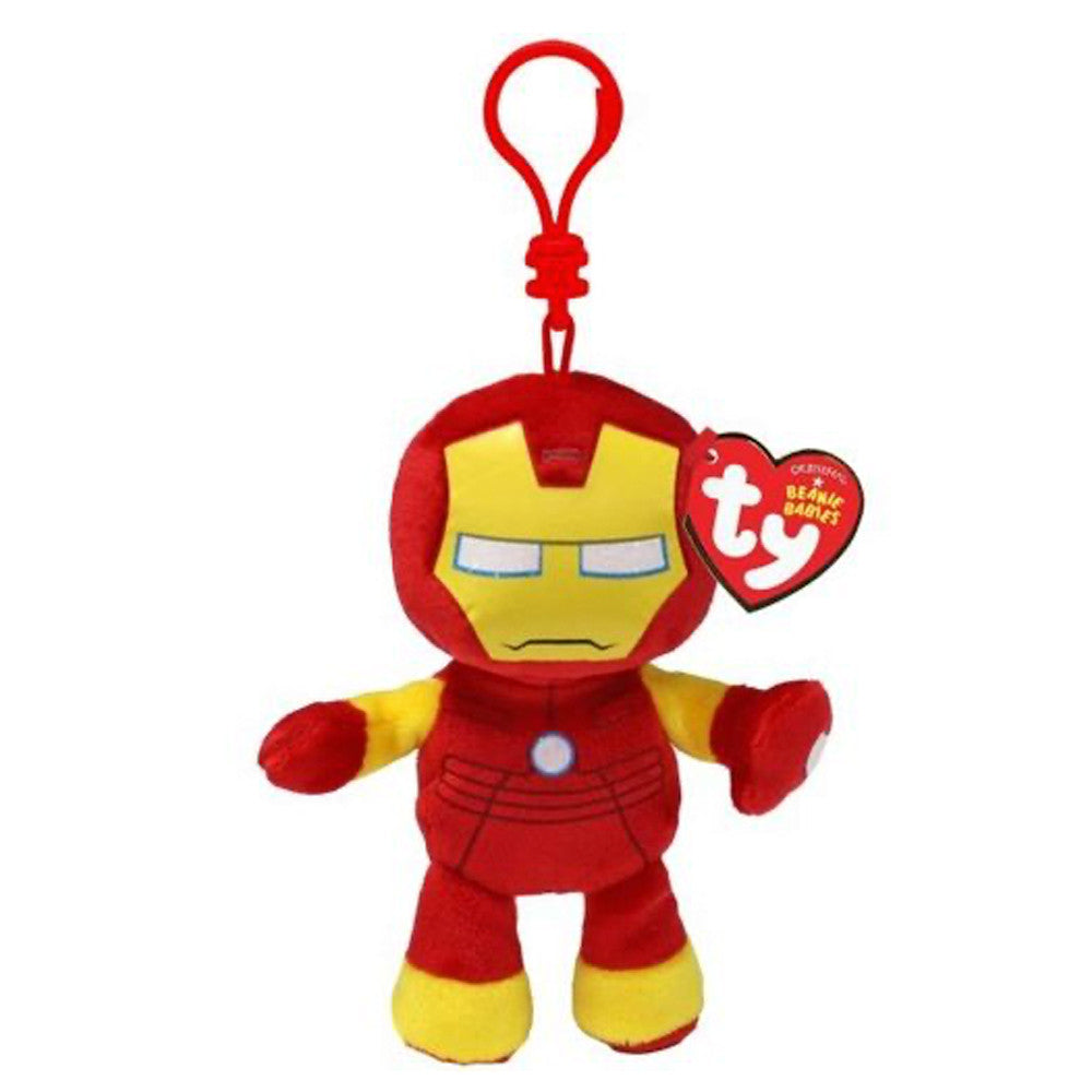 TY Beanie Babies Key Ring - Iron Man