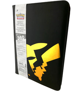 Pokemon TCG 9-Pocket Zippered Pro-Binder - Pokemon Elite Series Pikachu