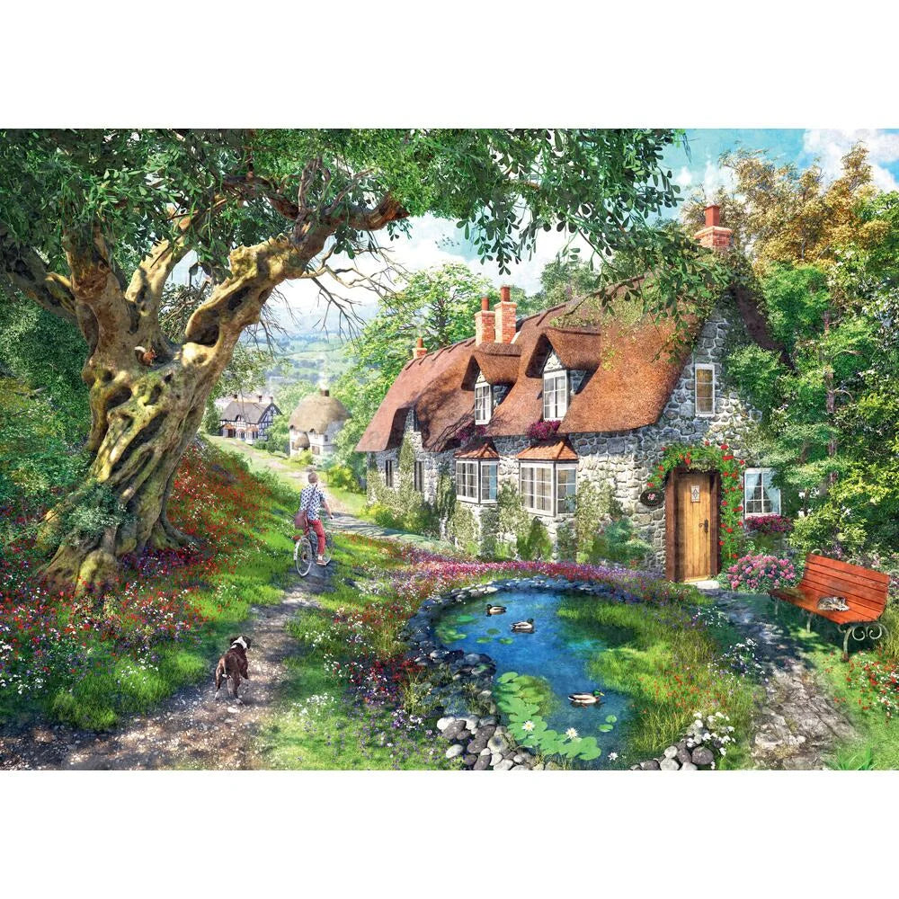 Flower Hill Lane 1000pc Puzzle