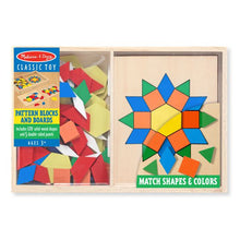 Load image into Gallery viewer, Melissa &amp; Doug Pattern Blocks and Boards
