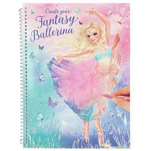 Create your Fantasy Model  Colouring Book Ballerina