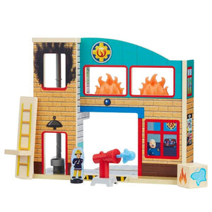 Fireman Sam Wooden Fire Station