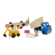 Load image into Gallery viewer, Melissa &amp; Doug Dump Truck and Loader
