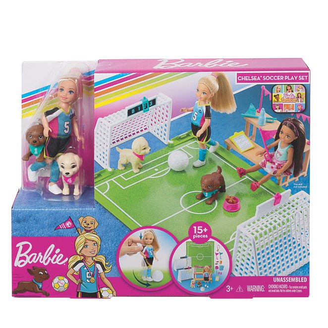 Barbie Club Chelsea Soccer Playset