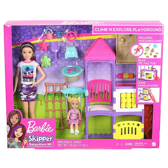 Barbie Skipper Babysitters Climb ‘n Explore Playground