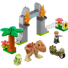Load image into Gallery viewer, Lego Duplo 10939 T. Rex and Triceratops Dinosaur Breakout
