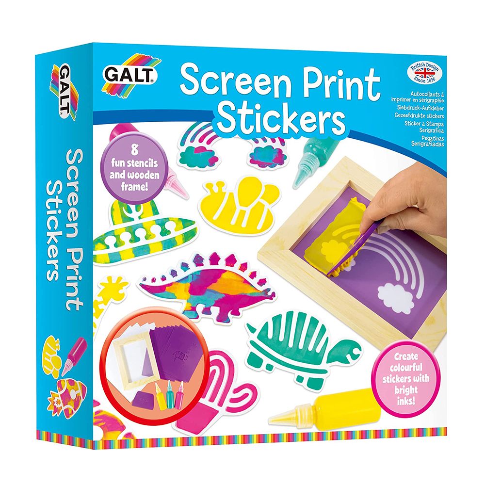 Galt Screen Print Stickers