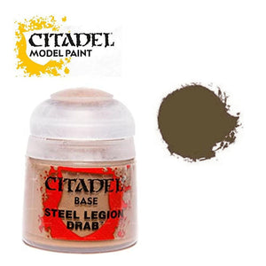 Citadel Paint - Base - Steel Legion Drab 21-17