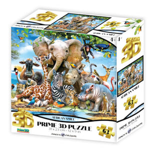 3D African Smile 63pc