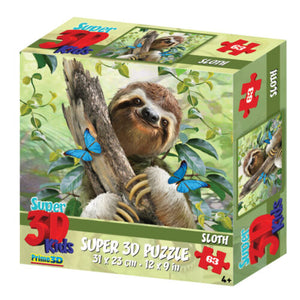Sloth 3D Puzzle 63Pcs