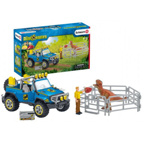 Schleich 41464 Off-Road Vehicle with Dino Outpost