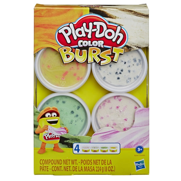 Play-Doh Colour Burst White, Green and Yellow