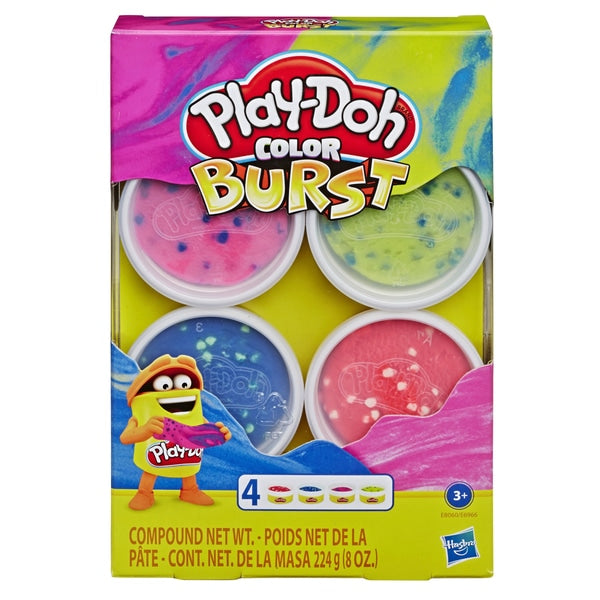 Play-Doh Colour Burst Green, Pink and Blue
