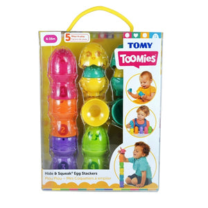 Tomy Toomies Hide & Squeak Egg Stackers
